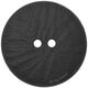 Union Knopf Bouton noix de coco 2 trous 40mm | 080-noir