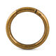 Union Knopf Mousqueton 25 mm | 851-laiton antique