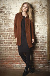 Lana Grossa MANTEAU COURT AVEC UNE LARGE BORDURE TORSADÉE Bingo