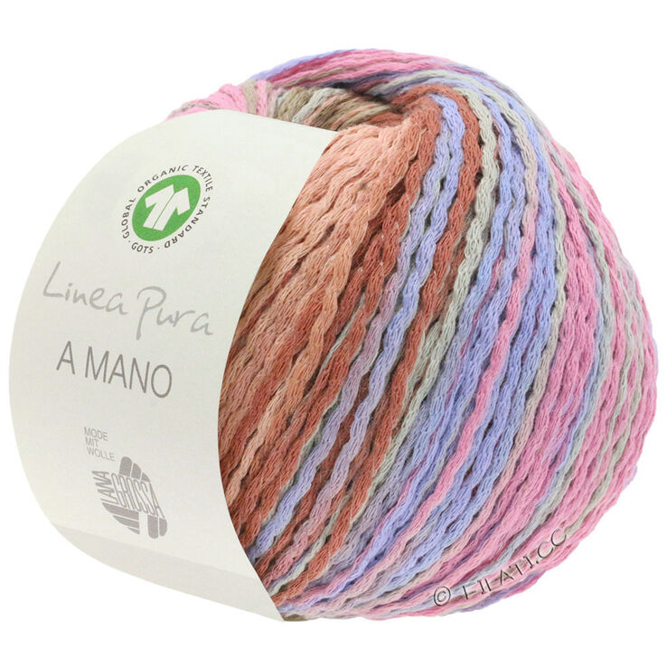 Lana Grossa A MANO (Linea Pura) | 01-gris vert/bleu lilas/terre cuite/carnation/saumon