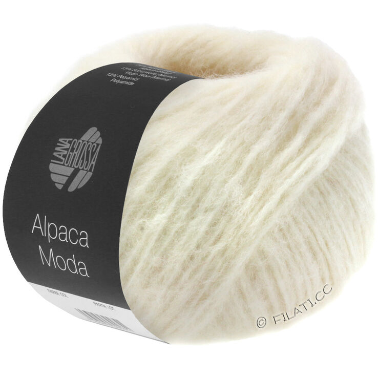 Lana Grossa ALPACA MODA | 01-blanc