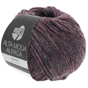 Lana Grossa ALTA MODA ALPACA | 020-mûre/gris chiné