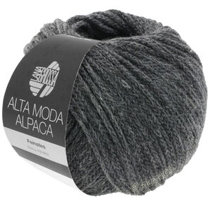 Lana Grossa ALTA MODA ALPACA | 022-gris foncé chiné