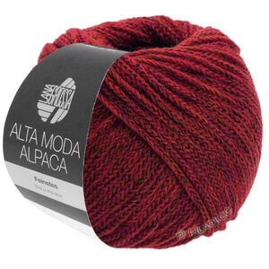 Lana Grossa ALTA MODA ALPACA | 040-rouge foncé chiné