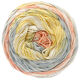 Lana Grossa ARUBA (Linea Pura) | 02-gris clair/abricot/jaune