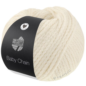 Lana Grossa BABY CHAIN | 16-laine blanche