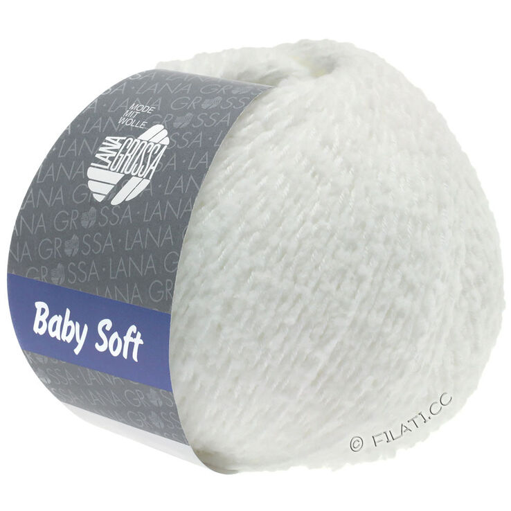 Lana Grossa BABY SOFT | 01-blanc