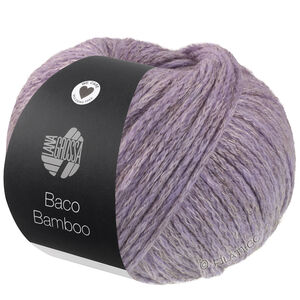 Lana Grossa BACO BAMBOO | 02-gris pourpre