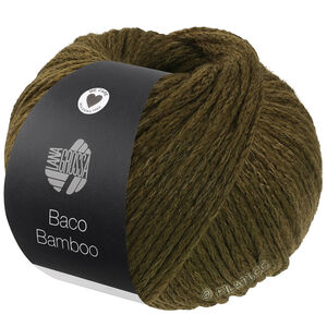 Lana Grossa BACO BAMBOO | 07-olive foncé