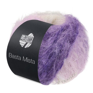 Lana Grossa BASTA MISTA | 125-violet foncé/violet gris/violet/lilas/blanc