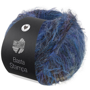 Lana Grossa BASTA STAMPA | 203-bleu clair/jean/royal/brun foncé