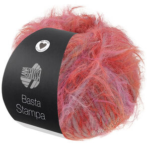 Lana Grossa BASTA STAMPA | 206-jaune/orange/rose/rose vif/blanc/gris clair