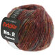 Lana Grossa BRIGITTE NO. 2 Tweed | 112-bordeaux/orange/turquoise/pétrole/kaki