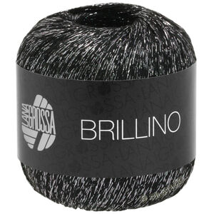 Lana Grossa BRILLINO | 13-noir/argent