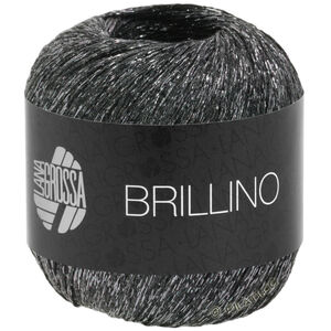 Lana Grossa BRILLINO | 18-anthracite/argent