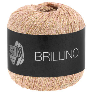 Lana Grossa BRILLINO | 19-vieux rose/doré