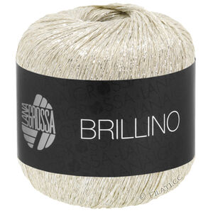 Lana Grossa BRILLINO | 32-crème/argent