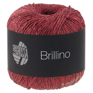 Lana Grossa BRILLINO | 49-rouge foncé