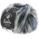 Lana Grossa BRUSHY Uni/Print (lala BERLIN) | 105-écru/bleu clair/bleu pigeon/bleu nuit/anthracite