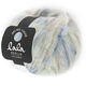 Lana Grossa BRUSHY Uni/Print (lala BERLIN) | 204-blanc/gris clair/gris foncé/bleu ciel