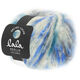 Lana Grossa BRUSHY Uni/Print (lala BERLIN) | 205-blanc/gris clair/gris foncé/jean/royal