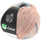 Lana Grossa 365 COTONE Dégradé | 102-gris clair/gris/pêche/rouge comme l'argile brûlée