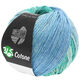 Lana Grossa 365 COTONE Dégradé | 104-vert opale clair/vert opale foncé/gris bleu/gris pétrole