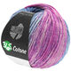 Lana Grossa 365 COTONE Dégradé | 105-bleu gris/jean/gris agate/fuchsia/violet rouge