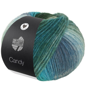 Lana Grossa CANDY | 02-rouille/gris foncé/gris clair/turquoise/blanc/bleu gris/gris vert/gris pourpre/Rouille clair/brun gris/bleu clair/bleu foncé