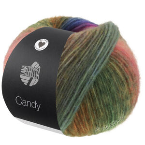 Lana Grossa CANDY | 08-vert mousse/forêt verte/lilas/violet gris/jean/gris foncé/orange/jaune/rose vif/bleu foncé/saumon/nougat/jade/blanc