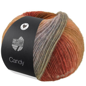 Lana Grossa CANDY | 09-nougat/brun chocolat/brun rouille/bleu acier/vert/fuchsia/pistache/menthe/turquoise/bleu gris/violet