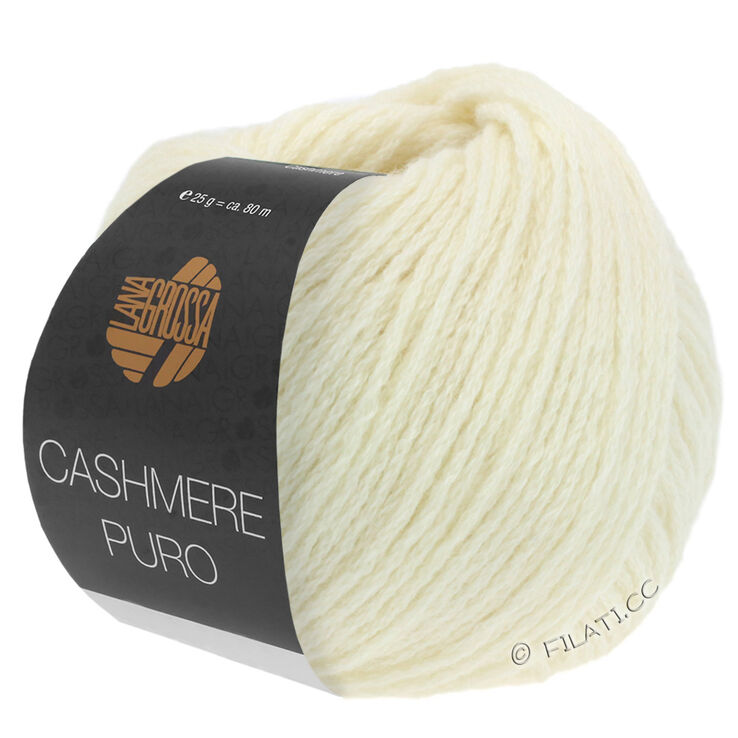 Lana Grossa CASHMERE PURO | 01-écru