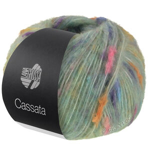 Lana Grossa CASSATA | 11-vert tendre/orange clair/rose/gris clair/pourpre