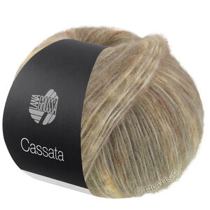 Lana Grossa CASSATA | 17-gris vert/pêche/nougat/gris clair