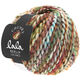 Lana Grossa CHUNKY (lala BERLIN) | 105-turquoise/olive/rose vif/brun rouge/pétrole