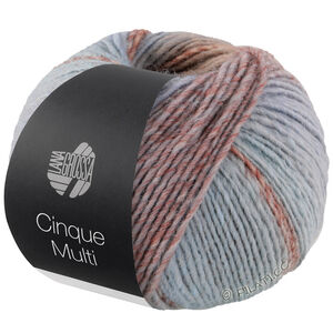 Lana Grossa CINQUE MULTI | 19-bleu clair/beige/bleu gris/taupe/grège chiné