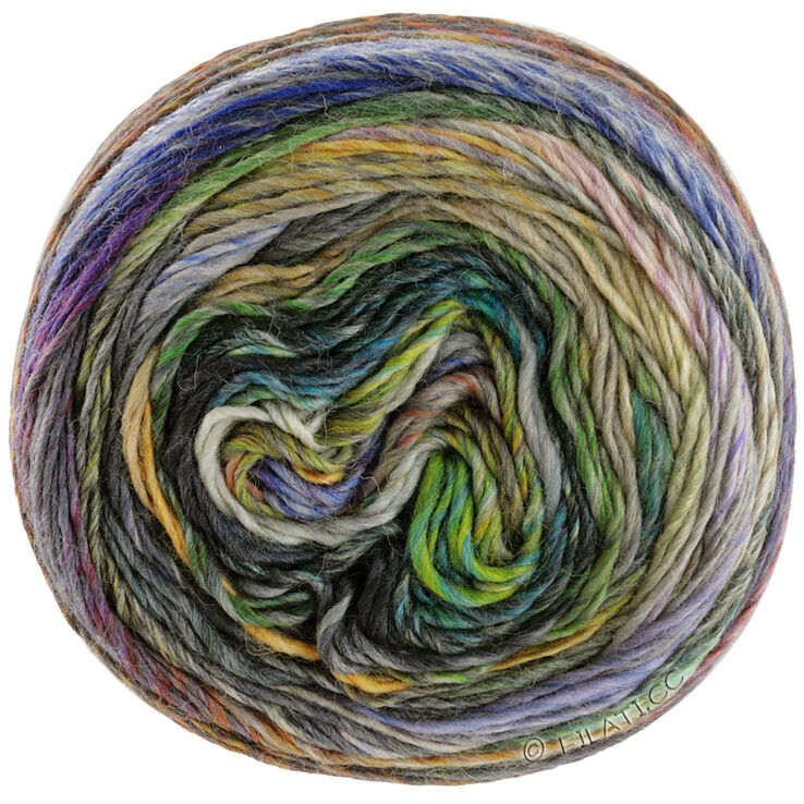 Lana Grossa COLORISSIMO 2 | 201-gris clair/gris foncé/bleu glace/pétrole/rose délicat/vieux rose/brun gris/olive/pourpre/turquoise