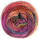 Lana Grossa COLORISSIMO 2 | 218-rose vif/fuchsia/jaune vitellus/jaune gris/orange/brun rouge/gris vert/rouge noir