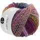 Lana Grossa COLORS FOR YOU | 152-violet bleu/fuchsia/turquoise/bleu nuit/jaune moutarde/brun/gris/gris clair/orange