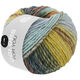 Lana Grossa COLORS FOR YOU | 155-rouge/jaune/gris tendre/bleu clair/bleu foncé/vert mousse/beige/rouille/violet