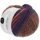 Lana Grossa COLORS FOR YOU | 158-rouge foncé/terre cuite/gris vert/beige/bleu foncé/olive/olive foncé/moutarde