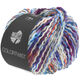 Lana Grossa COLORTWIST | 04-blanc/bleu clair/bleu/violet/saumon