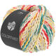 Lana Grossa COLORTWIST | 09-écru/gris clair/jaune/pétrole/rouge