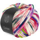 Lana Grossa CONFETTI Print | 02-fraise/viola/fuchsia/gris vert/bleu/blanc