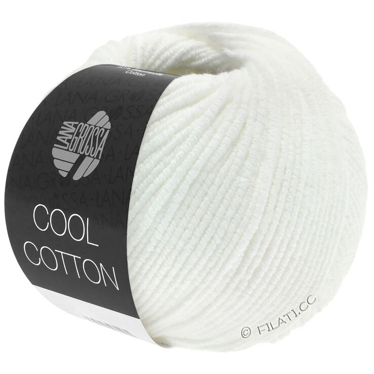 Lana Grossa COOL COTTON | 01-blanc