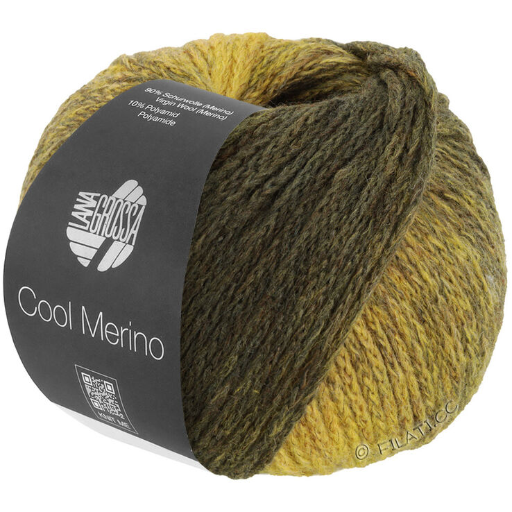 Lana Grossa COOL MERINO Dégradé | 301-olive foncé/olive clair/vert mousse