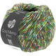 Lana Grossa COOL MERINO Print | 103-mûre/vert foncé/vert jaune/gris vert