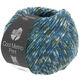 Lana Grossa COOL MERINO Print | 104-bleu foncé/bleu clair/terre d'ombre