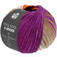 Lana Grossa COOL WOOL 4 SOCKS PRINT II | 7793-bourgogne/orange/rouge saumon/écru/brun clair/fuchsia