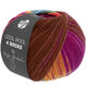 Lana Grossa COOL WOOL 4 SOCKS PRINT II | 7797-rouge clair/vert olive/bleu pigeon/jaune ocre/orchidée/nougat